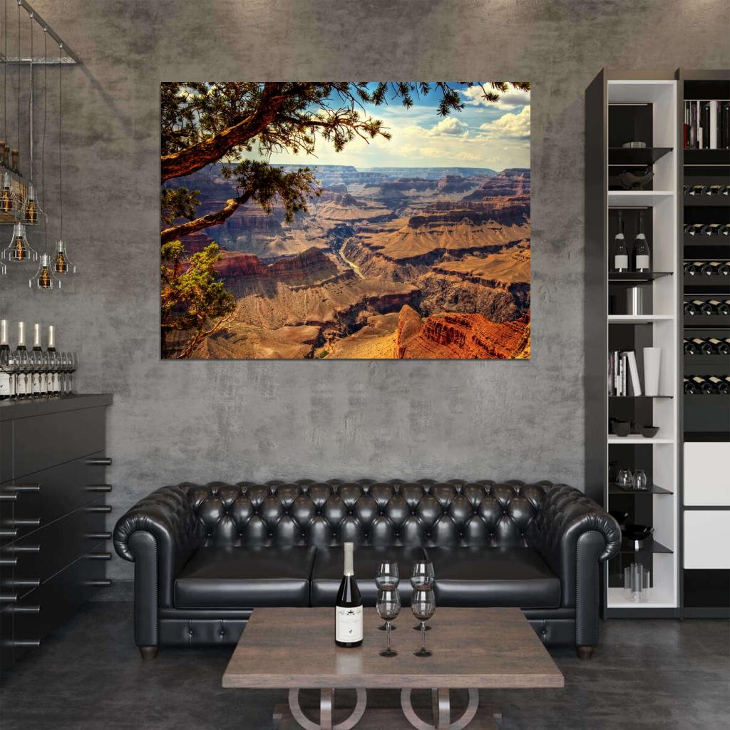 Grand Canyon Colorado View Beautiful Nature Wall Decor Room Print Poster