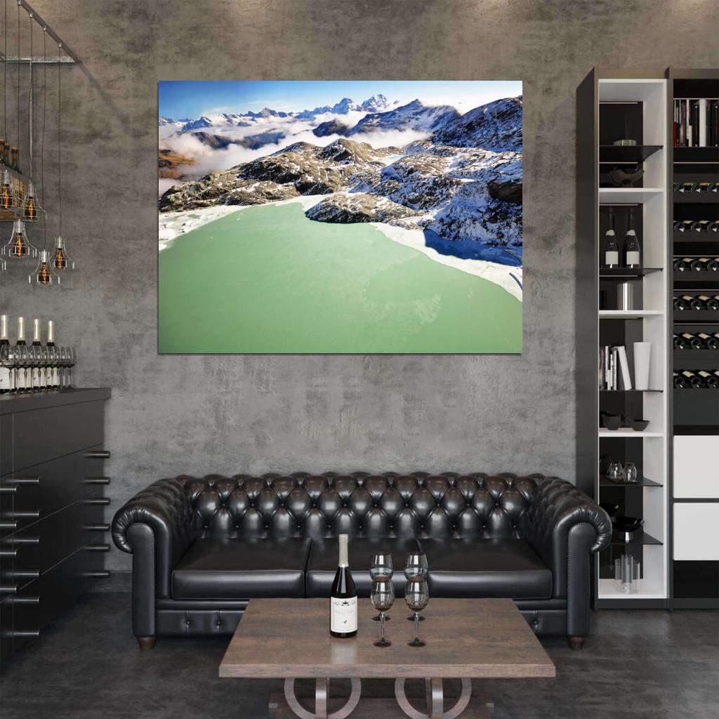 Lake Wakatipu New Zealand Beautiful Nature Wall Decor Room Print Poster