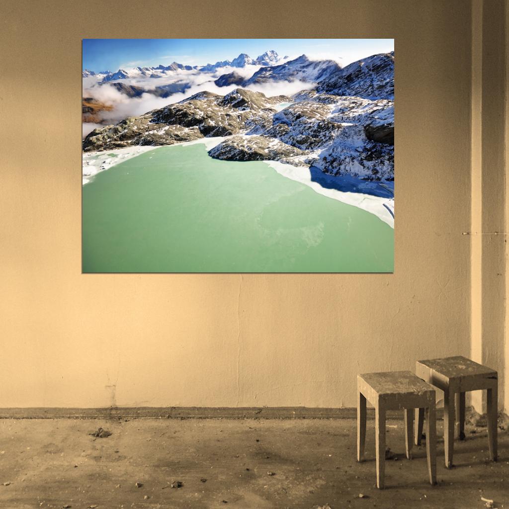 Lake Wakatipu New Zealand Beautiful Nature Wall Decor Room Print Poster