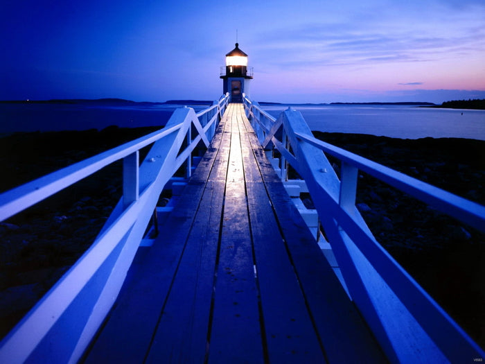 Lighthouse Night Awesome Beautiful Nature Wall Decor Room Print Poster