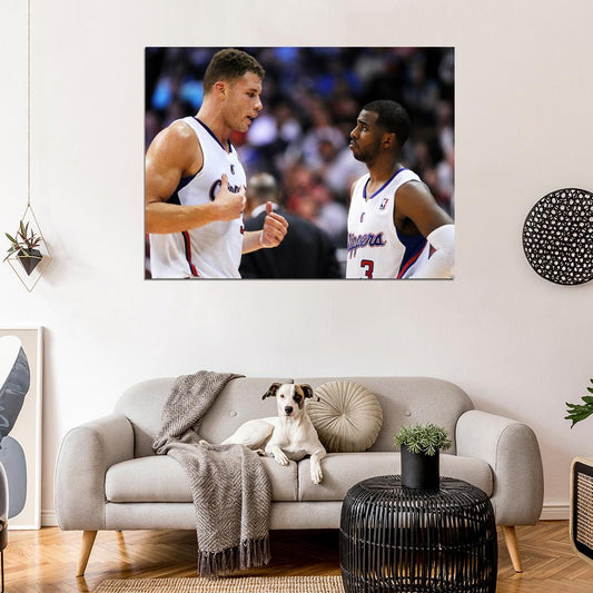 Blake Griffin Chris Paul Los Angeles Wall Art Print Poster