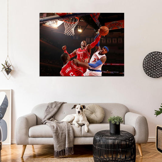 Dwight Howard Block Basketball Wall Art Print Poster