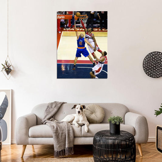 John Wall Washington Wizards Block Basketball Wall Art Print Poster