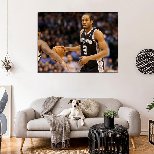 Kawhi Leonard Basketball Wall Art Print Poster