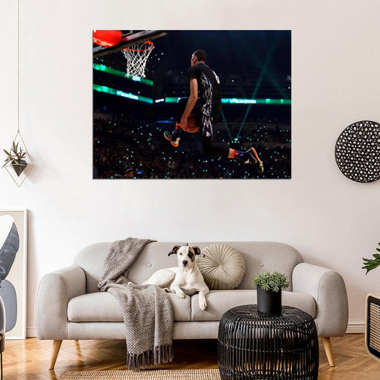 Zach LaVine Slam Dunk Contest 2015 Wolves Wall Art Print Poster