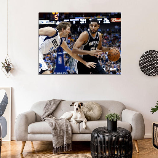 Tim Duncan Basketball Sport Wall Art Print Poster