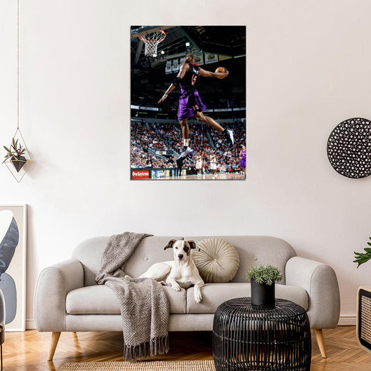 Vince Carter Windmill Dunk Wall Art Print Poster