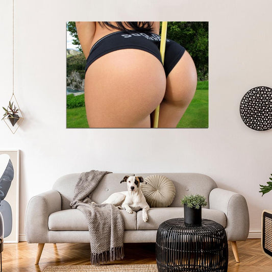 Hot Butt Sexy Ass Beautiful Woman Wall Art Print Poster