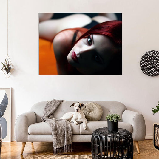Ariel Piper Fawn Beautiful Portrait Sexy Model Wall Art Print Poster