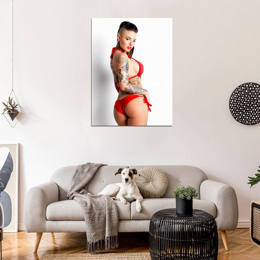 Christy Mack Hot Bikini Ass Butt Sexy Model Wall Art Print Poster