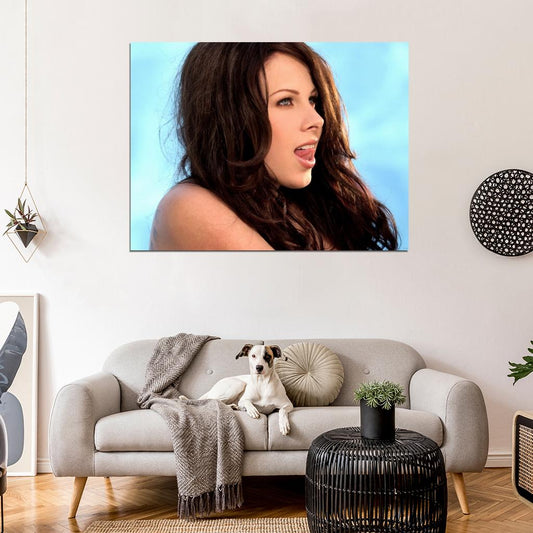 Gianna Michaels Sexy Portrait Beautiful Model Wall Art Print Poster