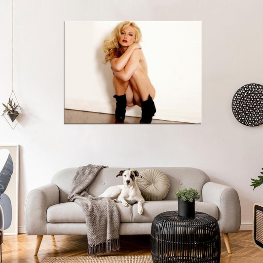 Kayden Kross Sexy Topless Hot Beautiful Model Wall Art Print Poster