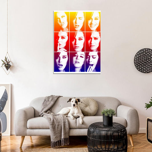 Katy Perry Awesome Portrait Hot Music Singer Wall Art Print Poster