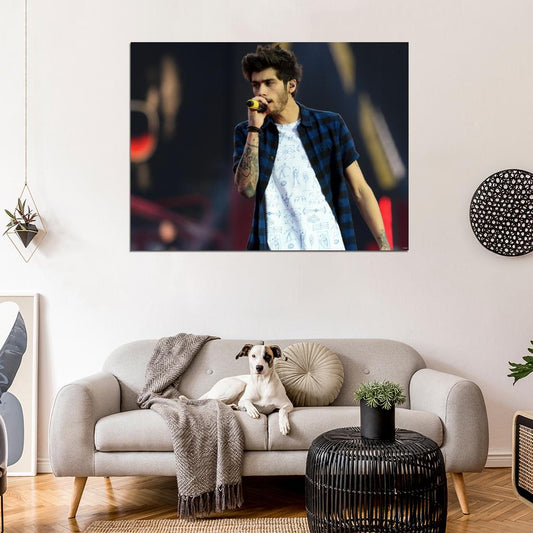 Zayn Malik Handsome Hot Music Singer Wall Art Print Poster