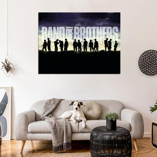 Band of Brothers Characters Soldiers TV Series Wall Art Print Poster