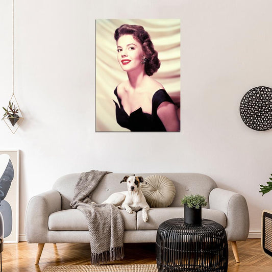 Natalie Wood Beautiful Portrait Retro Vintage Wall Art Print Poster