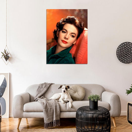Natalie Wood Beautiful Portrait Retro Vintage Wall Art Print Poster