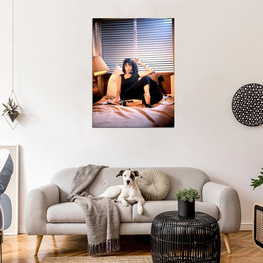 Uma Thurman Mia Wallace Pulp Fiction Vintage Wall Art Print Poster