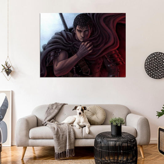 Guts Berserk Amazing Anime Manga Art Wall Art Print Poster