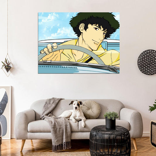 Cowboy Bebop Spike Spiegel Anime Manga Art Wall Art Print Poster