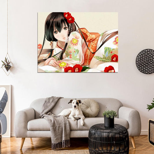GetBackers Kazuki Fuuchouin Beautiful Japanese Girl Get Backers Anime Manga Art Wall Art Print Poster