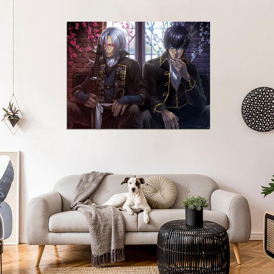 Gintama Hakuouki Toshizo Hijikata Toushirou Anime Manga Art Wall Art Print Poster