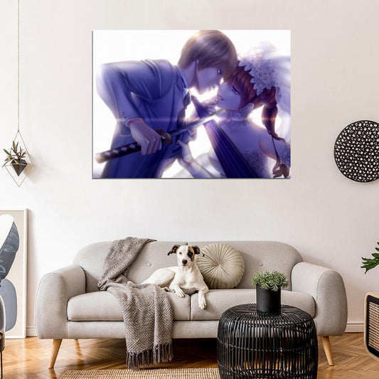 Gintama Kagura Okita Sougo Anime Manga Art Wall Art Print Poster