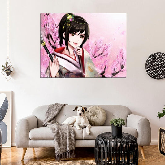 Gintama Shimura Tae Beautiful Japanese Anime Manga Art Wall Art Print Poster