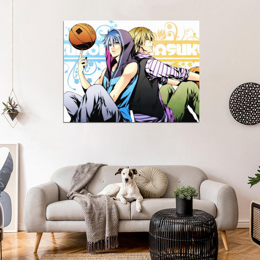 Kuroko no Basuke Kise Ryouta Kuroko Tetsuya Kuroko's Basketball Anime Manga Art Wall Art Print Poster
