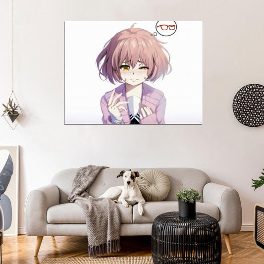 Mirai Kuriyama Kyoukai no Kanata Cute Girl Anime Manga Art Wall Art Print Poster