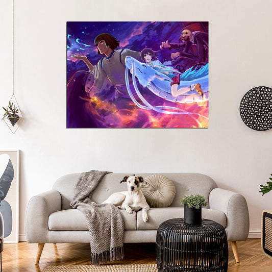 Spirited Away Characters Beautiful Amazing Anime Manga Art Wall Art Print Poster
