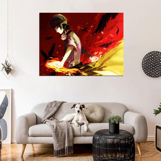 K Project Misaki Yata Anime Manga Art Wall Art Print Poster