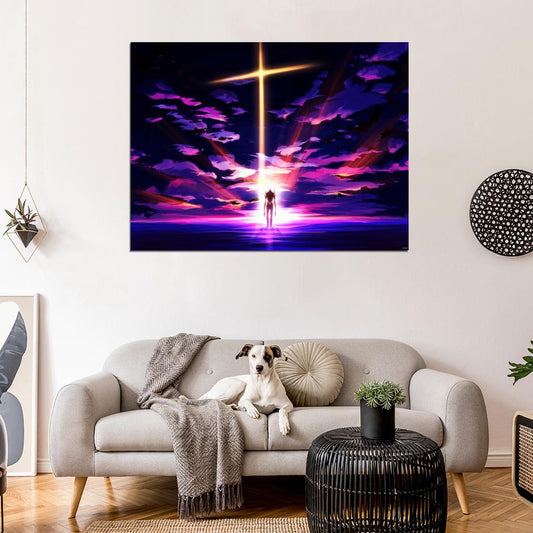 Neon Genesis Evangelion Unit-01 Beautiful Amazing EVA 01 Anime Manga Art Wall Art Print Poster