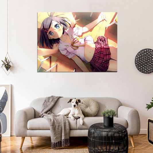 Tsukiko Tsutsukakushi The Hentai Prince and the Stony Cat Cute Horny Girl Anime Manga Art Wall Art Print Poster