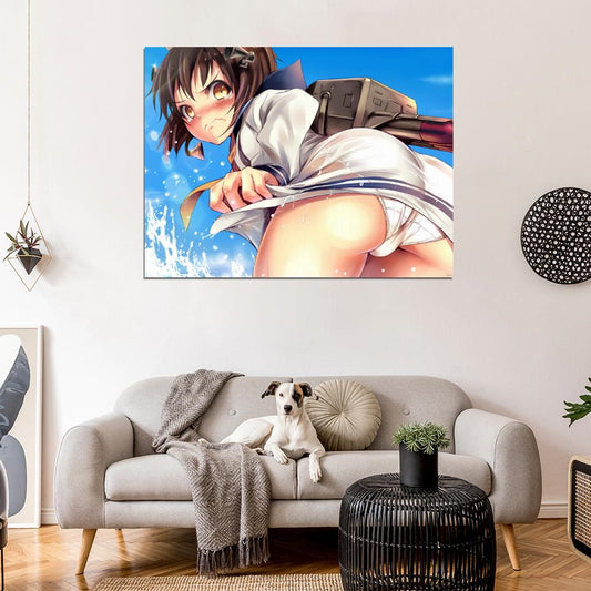 Kantai Collection Hot Girl Panties Anime Manga Art Wall Art Print Poster