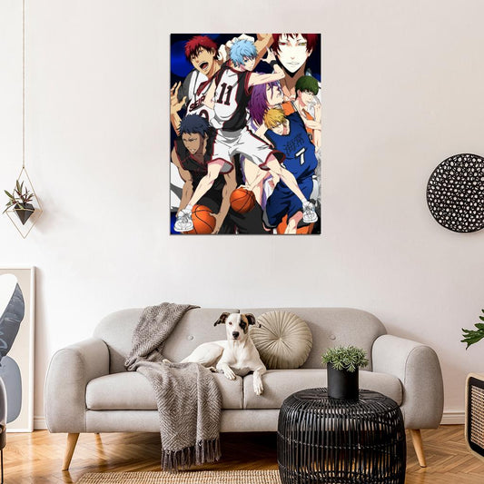 Kuroko no Basuke Awesome Team Characters Kuroko's Basketball Anime Manga Art Wall Art Print Poster