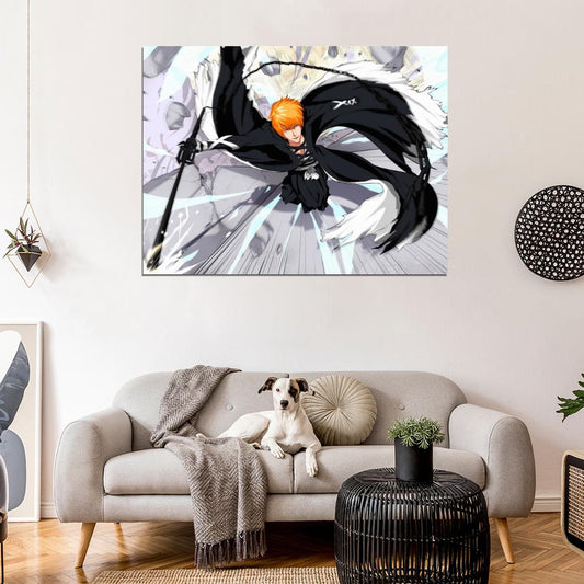 Ichigo Kurosaki Bleach Amazing Awesome Anime Manga Art Wall Art Print Poster