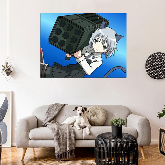 Strike Witches Alexandra Hot Girl Weapon Anime Manga Art Wall Art Print Poster