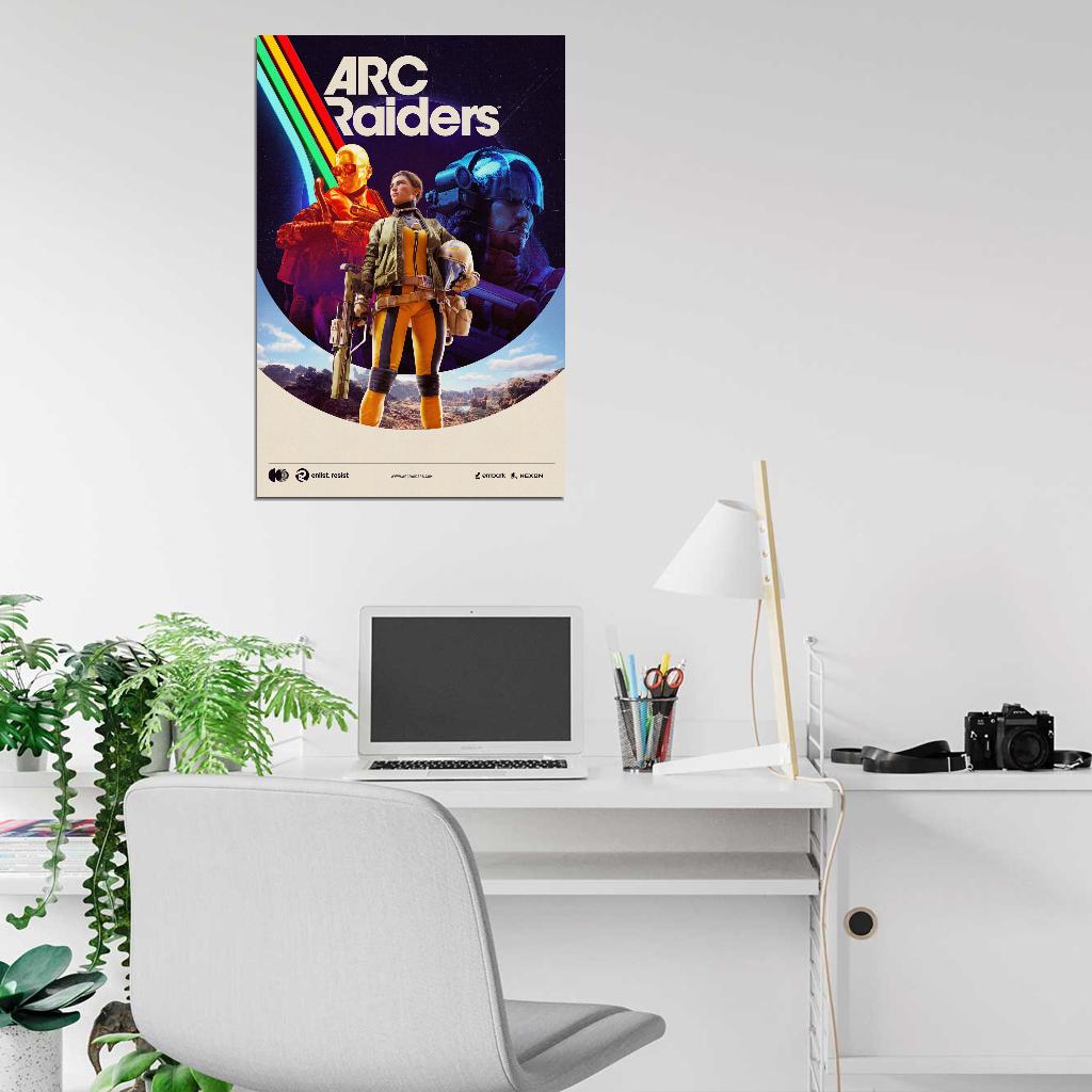 ARC Raiders Poster Epic Video Game Print Retro Wall Art Decor