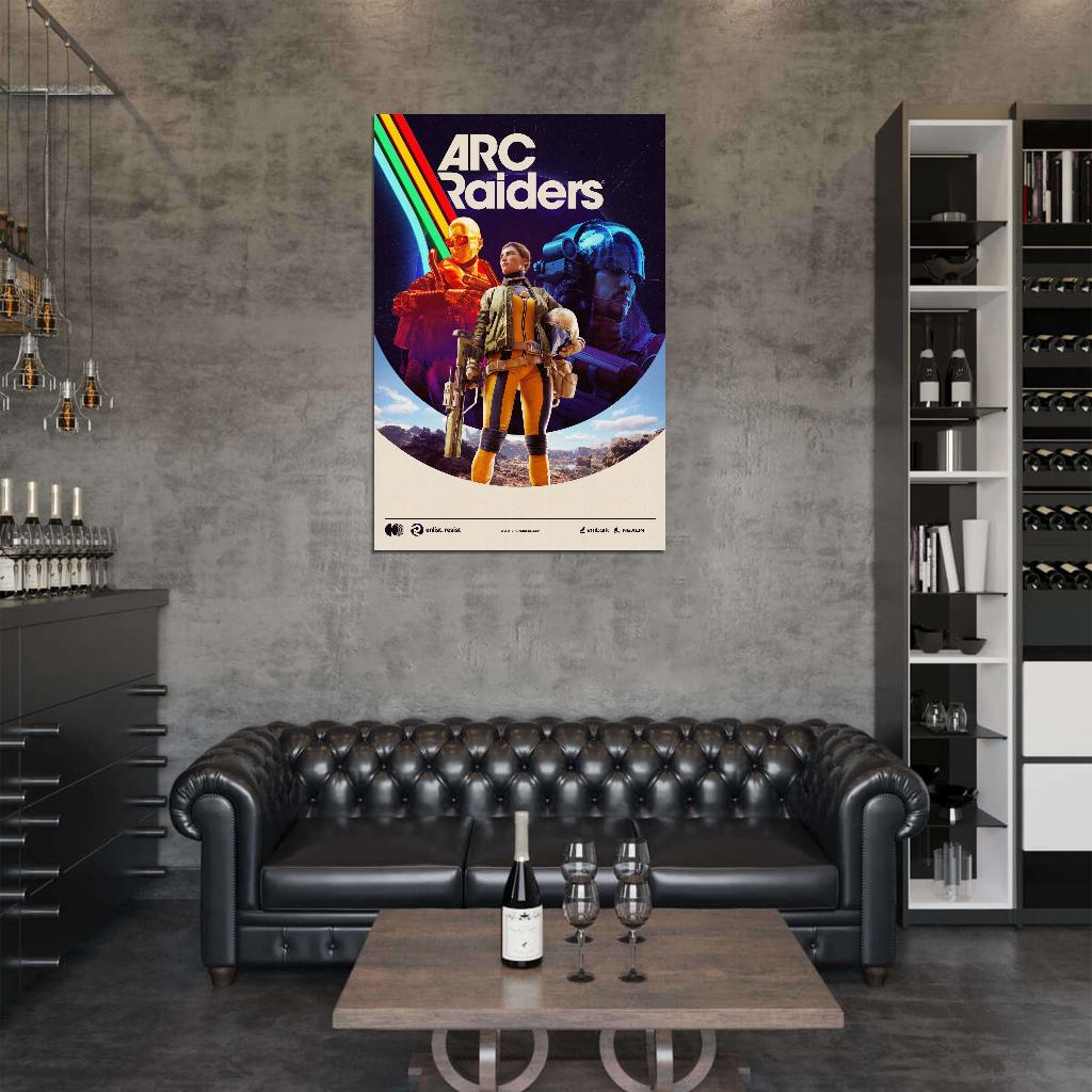 ARC Raiders Poster Epic Video Game Print Retro Wall Art Decor