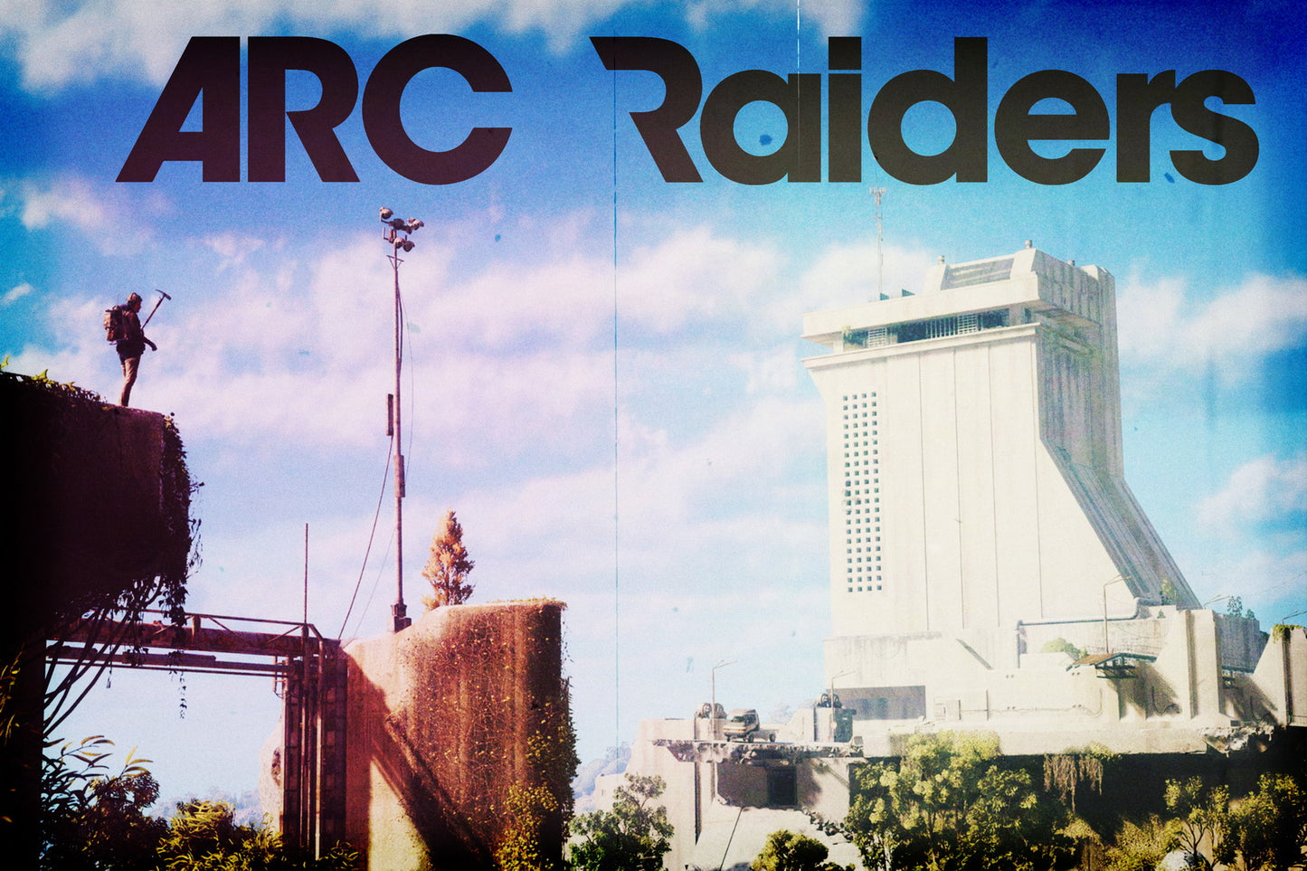 ARC Raiders Poster Concept Art Retro Sci-Fi Landscape Video Game Wall Decor