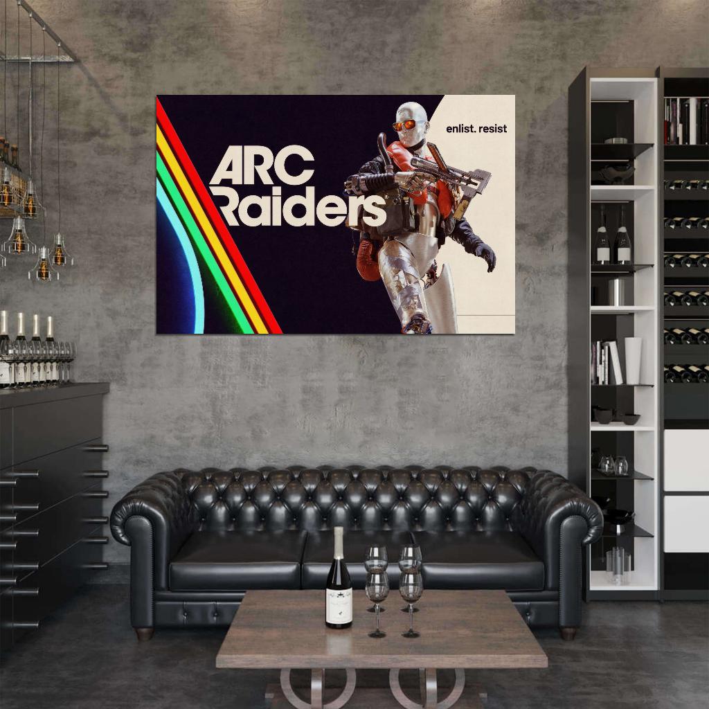 ARC Raiders Poster Gaming Art Character Video Game Premium Print Wall Decor