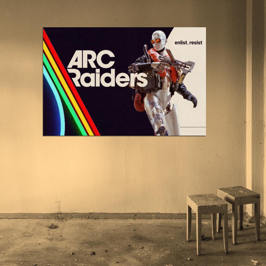 ARC Raiders Poster Gaming Art Character Video Game Premium Print Wall Decor