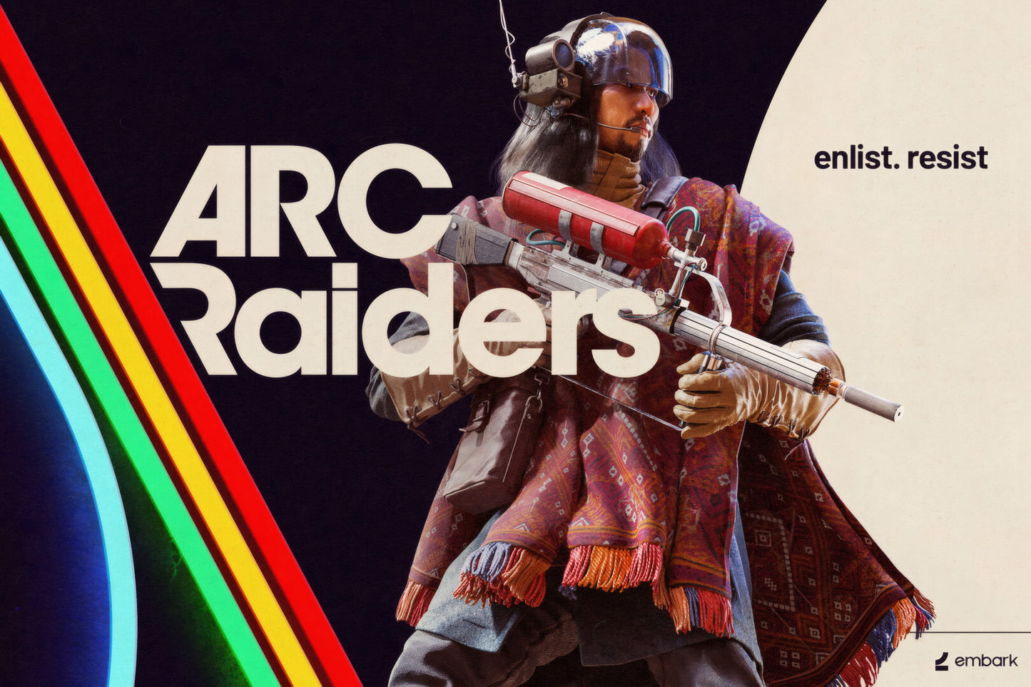 ARC Raiders Poster Character Raider Concept Art Sci-Fi Video Game Wall Decor