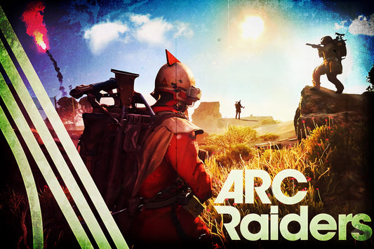 ARC Raiders Poster Retro Vintage Art Sci-Fi SFORZA Video Game Wall Decor