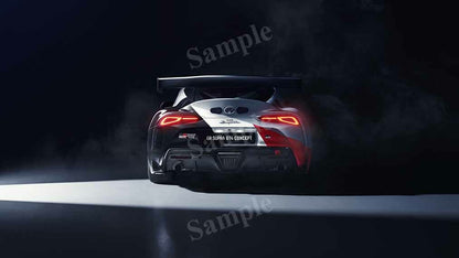 Gr Supra Gt4 Concept 2019 High Res HD HQ Car Posters Home Decor Aesthetic Garage Man Cave For Men Boys Wall Art Poster