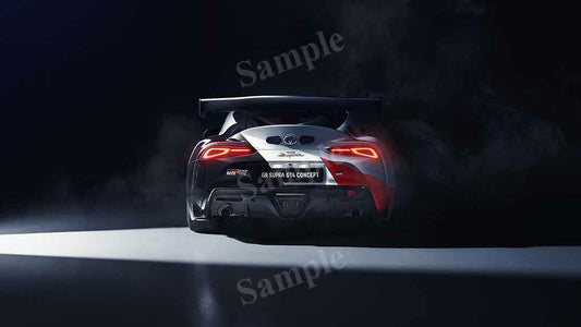 Gr Supra Gt4 Concept 2019 High Res HD HQ Car Posters Home Decor Aesthetic Garage Man Cave For Men Boys Wall Art Poster