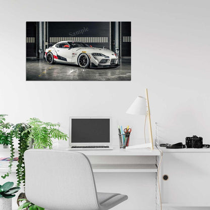 Gr Supra Gt4 Concept 2019 High Res HD HQ Car Posters Home Decor Aesthetic Garage Man Cave For Men Boys Wall Art Poster