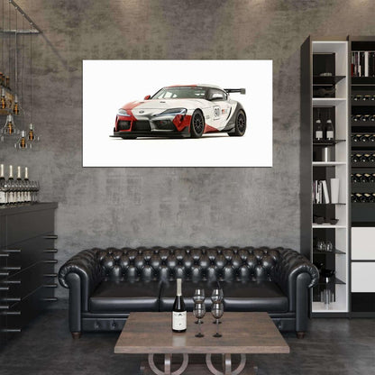 Gr Supra Gt4 Concept 2019 High Res HD HQ Car Posters Home Decor Aesthetic Garage Man Cave For Men Boys Wall Art Poster