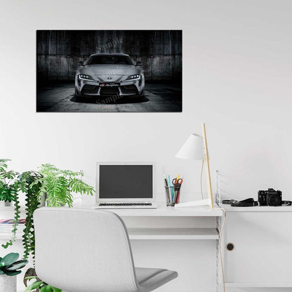 Gr Supra A90 Edition 2019 High Res HD HQ Car Posters Home Decor Aesthetic Garage Man Cave For Men Boys Wall Art Poster